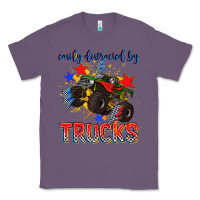 Lavender easily distracted by trucks Classic Tee - AdoDesignShop