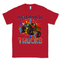 Red easily distracted by trucks Classic Tee - AdoDesignShop