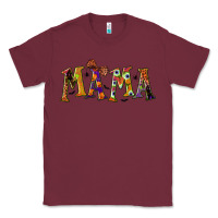 Burgundy halloween mama Classic Tee - BundleAndBundleShop