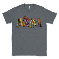 Charcoal Heather halloween mama Classic Tee - BundleAndBundleShop
