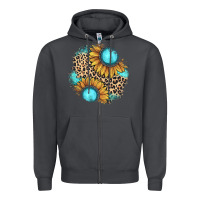 Smoke gemstone leopard patch Zipper Hoodie - JahusDesignShop