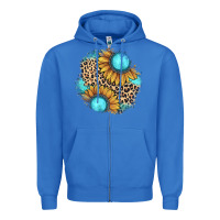 True Royal gemstone leopard patch Zipper Hoodie - JahusDesignShop