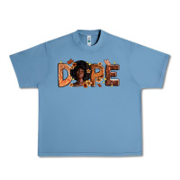 Pebble Blue Dope Melanin Urban Heavy Tee - Zillion Design Studio