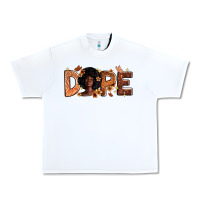 White Dope Melanin Urban Heavy Tee - Zillion Design Studio