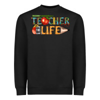 Black teacher life Heavyweight Sweatshirt - texasbilliewilder