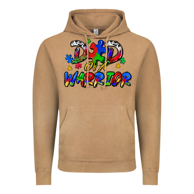 Dad Of A Warrior Vintage Hoodie by Zillion Design Studio | Teevron