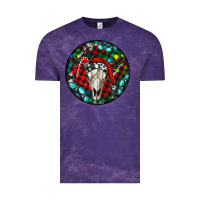Cloud Purple Christmas skull Vintage Tee - RanaPortraitStore