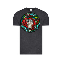 Vintage Black Christmas skull Vintage Tee - RanaPortraitStore