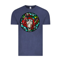 Vintage Denim Christmas skull Vintage Tee - RanaPortraitStore