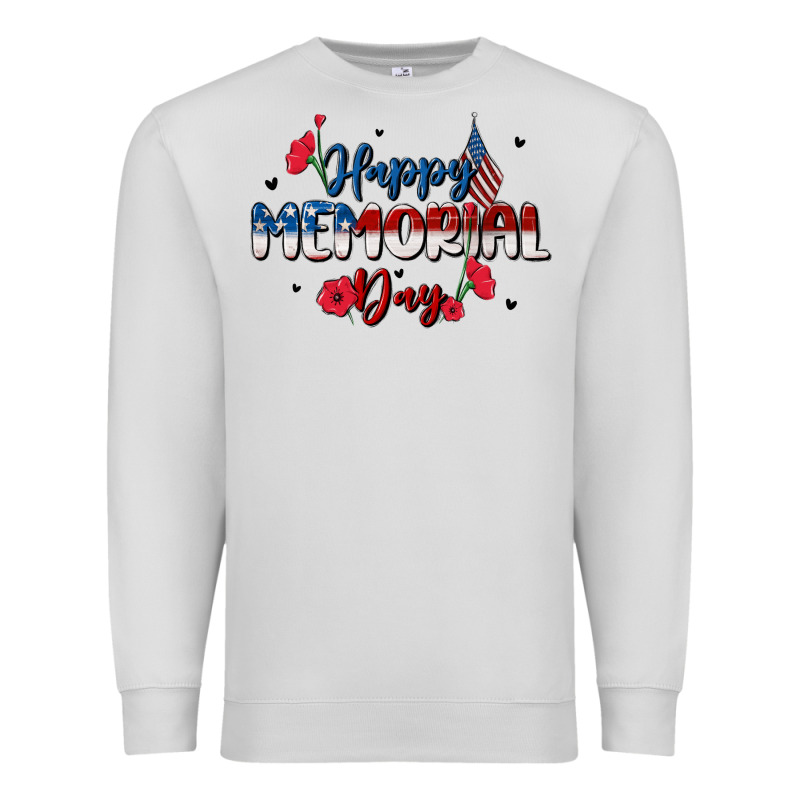 Happy Memorial Day Premium Sweatshirt by MaliasSmallBusiness | Teevron