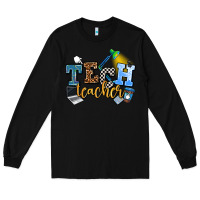 Black tech teacher Long Sleeve Tee - AdoDesignShop