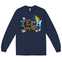 Navy tech teacher Long Sleeve Tee - AdoDesignShop