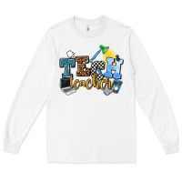 White tech teacher Long Sleeve Tee - AdoDesignShop