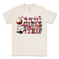 Natural oh sip its a girls trip Classic Tee - AdoDesignShop