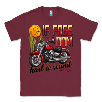 Burgundy if freedom had a sound Classic Tee - JahusDesignShop
