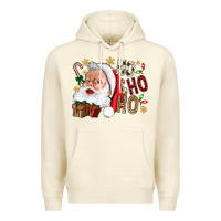 Sandshell Santa Ho Ho Ho With Gift Box Premium Hoodie - BundleAndBundleShop