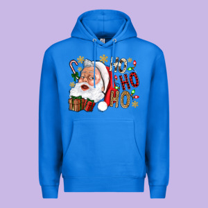 Santa Ho Ho Ho With Gift Box Premium Hoodie Designed By Bundleandbundleshop