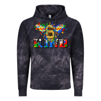 Cloud Black bee kind autism Vintage Hoodie - Zillion Design Studio