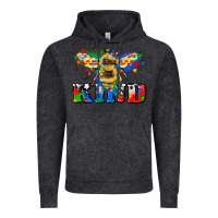 Vintage Black bee kind autism Vintage Hoodie - Zillion Design Studio