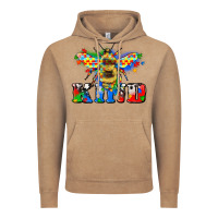 Vintage Coffee bee kind autism Vintage Hoodie - Zillion Design Studio