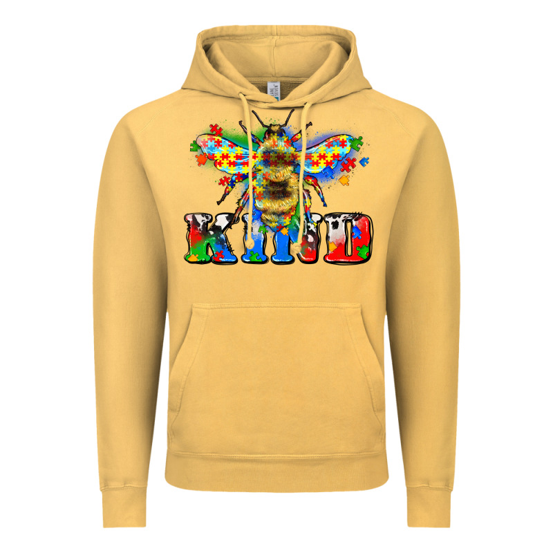Bee Kind Autism Vintage Hoodie by Zillion Design Studio | Teevron