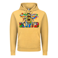 Vintage Mustard bee kind autism Vintage Hoodie - Zillion Design Studio