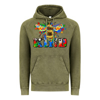 Vintage Olive bee kind autism Vintage Hoodie - Zillion Design Studio