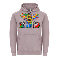 Vintage Zinc bee kind autism Vintage Hoodie - Zillion Design Studio