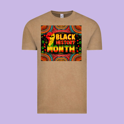 Black History Month Vintage Tee Designed By Zillion Design Studio