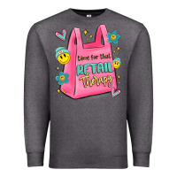 Charcoal Heather time for that retail therapy Premium Sweatshirt - MaliasSmallBusiness