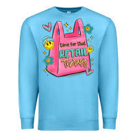 Ocean Blue time for that retail therapy Premium Sweatshirt - MaliasSmallBusiness
