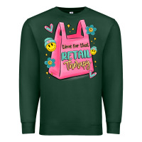 Sports Green time for that retail therapy Premium Sweatshirt - MaliasSmallBusiness