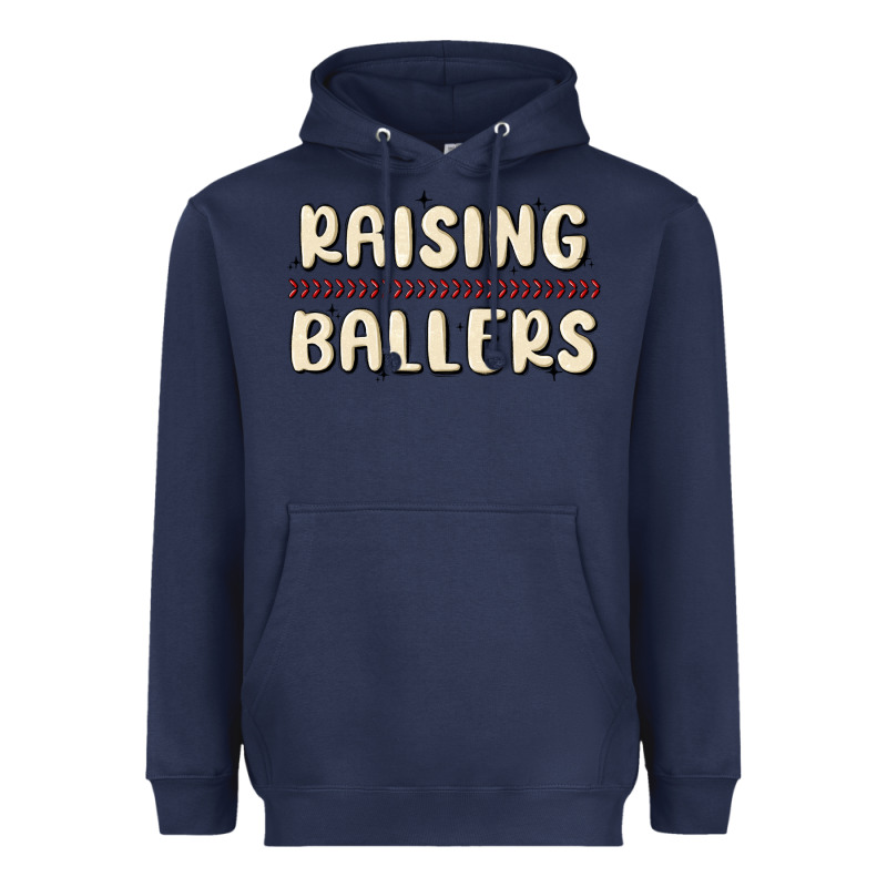 Raising Ballers Heavyweight Hoodie by MaliasSmallBusiness | Teevron
