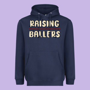 Raising Ballers Heavyweight Hoodie Designed By Maliassmallbusiness