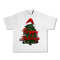 Lunar Rock happy holidays christmas tree Urban Heavy Tee - RanaPortraitStore