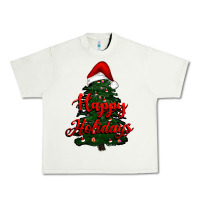 Pistachio happy holidays christmas tree Urban Heavy Tee - RanaPortraitStore