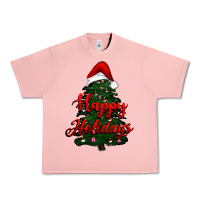 Salmon happy holidays christmas tree Urban Heavy Tee - RanaPortraitStore