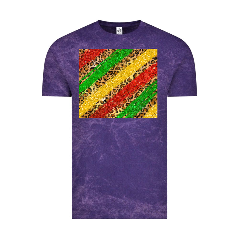 African Colors Leopard Vintage Tee by Zillion Design Studio | Teevron
