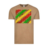Vintage Coffee african colors leopard Vintage Tee - Zillion Design Studio