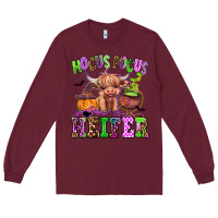 Burgundy hocus pocus heifer Long Sleeve Tee - AdoDesignShop