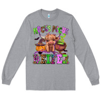 Heather Grey hocus pocus heifer Long Sleeve Tee - AdoDesignShop