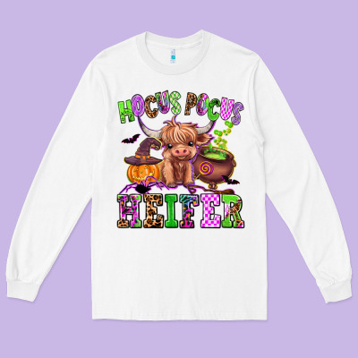 Hocus Pocus Heifer Long Sleeve Tee Designed By Adodesignshop