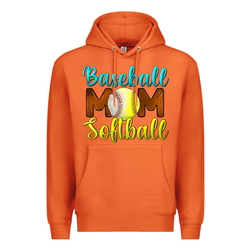 Baseball Mom Softball Premium Hoodie by BundleAndBundleShop | Teevron