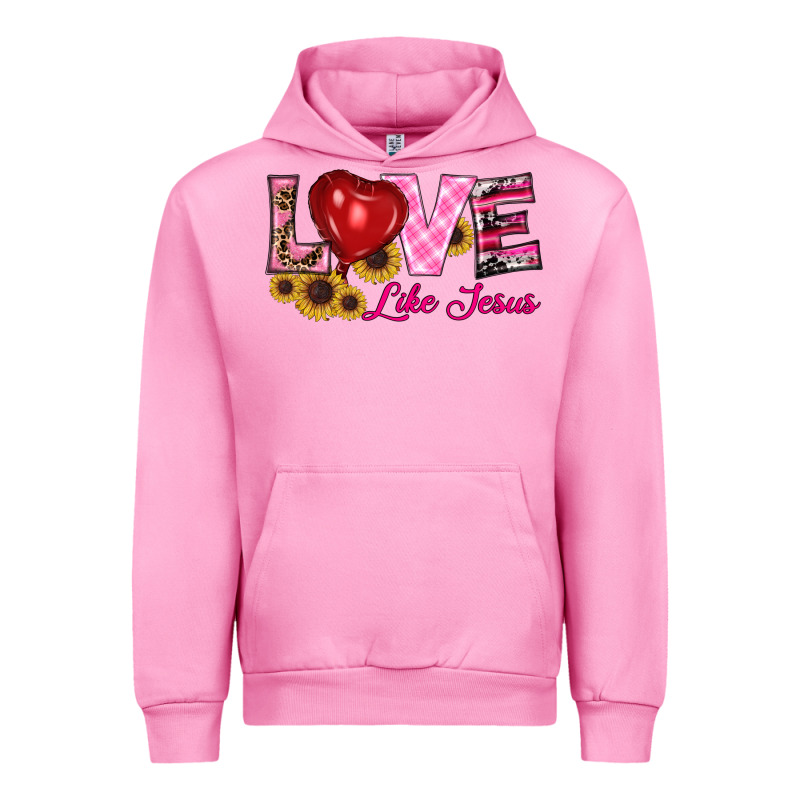 Valentine's Day Love Like Jesus Urban Hoodie by RanaPortraitStore | Teevron