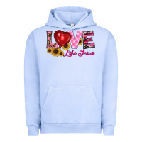 Pigment Grape Ice valentine's day love like jesus Urban Hoodie - RanaPortraitStore