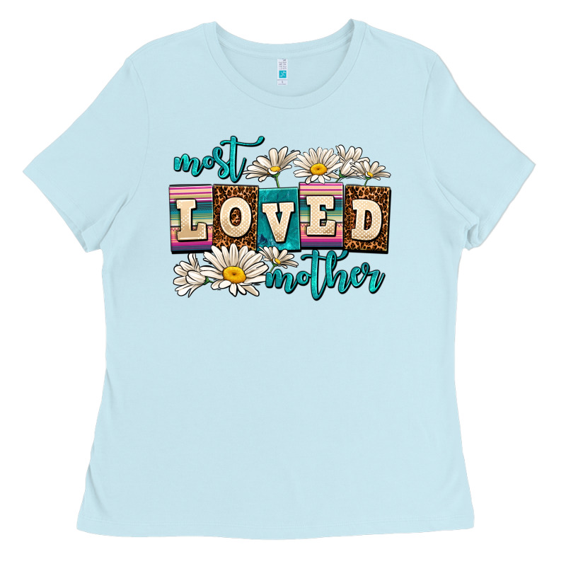 Most Loved Mother Ladies Tee by AdoDesignShop | Teevron