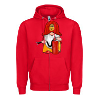Red firefighter gnomes Zipper Hoodie - Artiststas