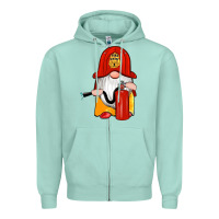 Seafoam firefighter gnomes Zipper Hoodie - Artiststas