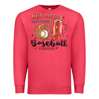 Cardinal hot mess always stressed baseball mama stanley cup Premium Sweatshirt - MaliasSmallBusiness