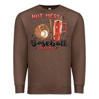 Chestnut hot mess always stressed baseball mama stanley cup Premium Sweatshirt - MaliasSmallBusiness